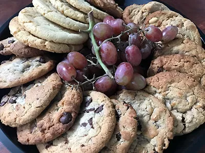 Cafe Blue Cookie Platter Catering